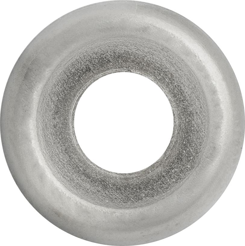 Auveco No. 7615 Countersunk Brass Finishing Washer Nickel, Quantity - 1000