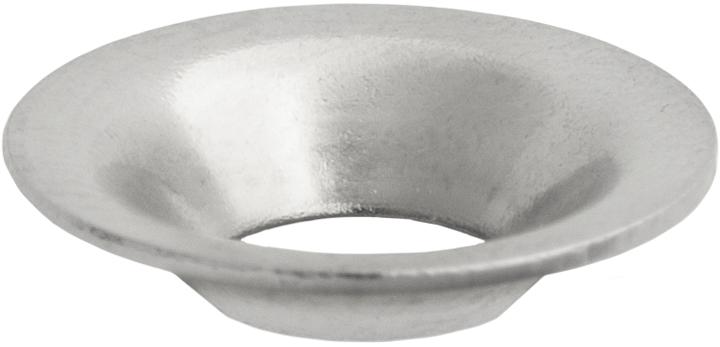 Auveco No. 7624 Countersunk Brass Finishing Washer Nickel, Quantity - 1000