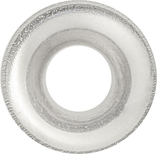 Auveco No. 7624 Countersunk Brass Finishing Washer Nickel, Quantity - 1000