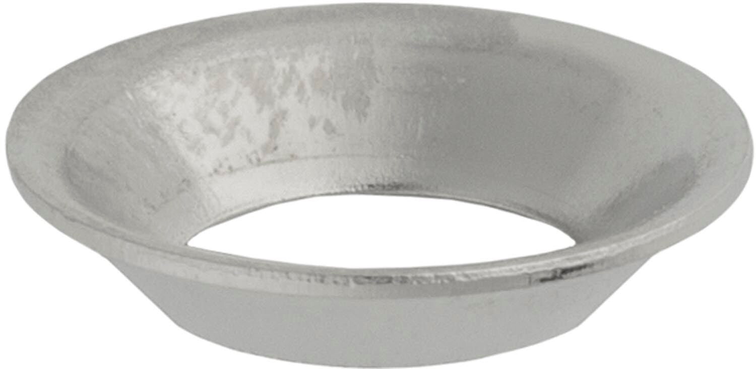 Auveco No. 7625 Countersunk Brass Finishing Washer Nickel, Quantity - 1000