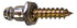 Auveco # 7688 Nickel On Brass Wood Screw Stud Fastener #7 x 1/2". Qty 100.