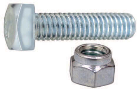 Auveco No. 8003 Battery Terminal Bolt & Nut, Quantity - 50
