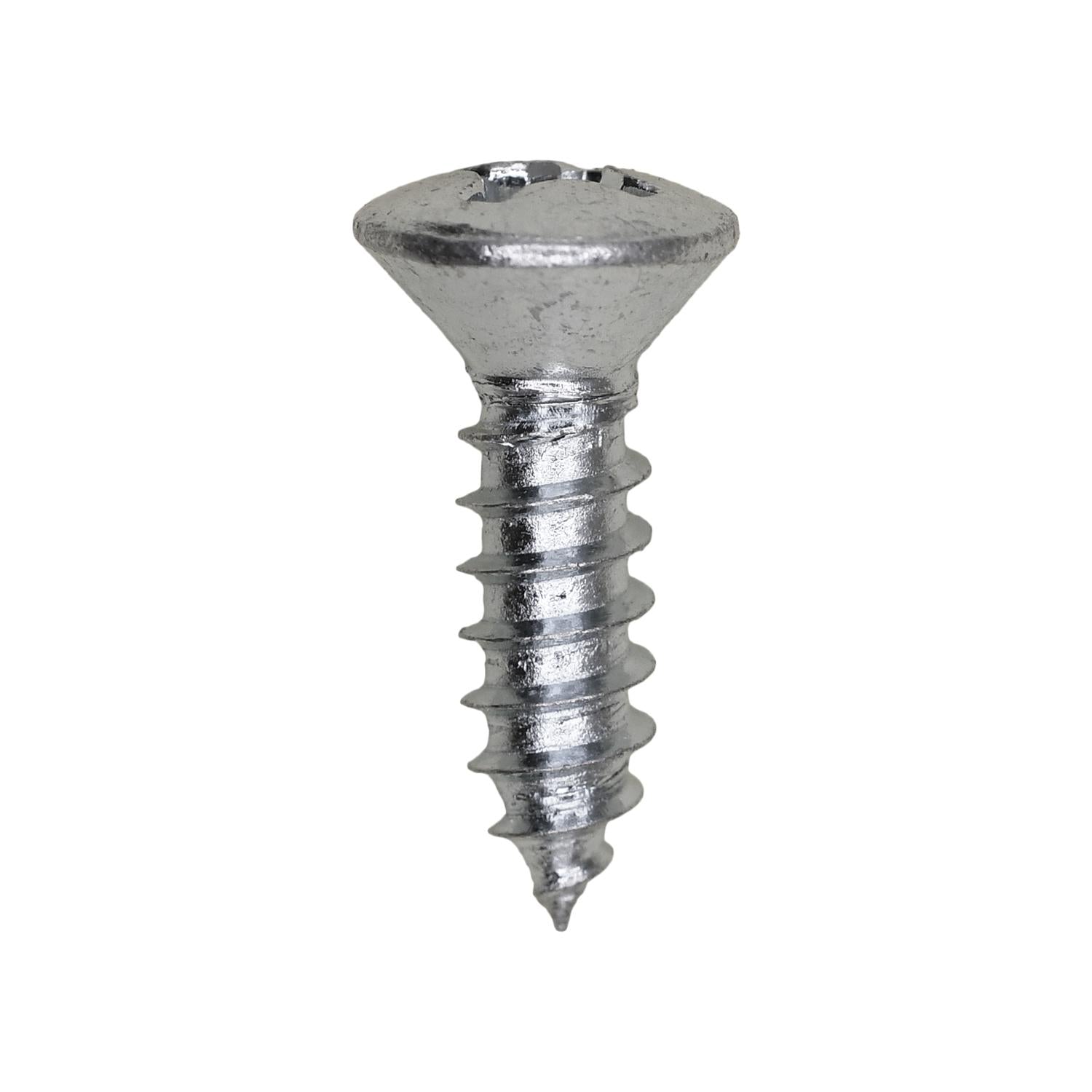 Auveco No. 8050 12 X 3/4" Phillips Oval HeadTapping Screw Zinc AB, Quantity - 100