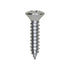 Auveco No. 8056 12 X 1" Phillips Oval Tapping Screw Zinc AB, Quantity - 100