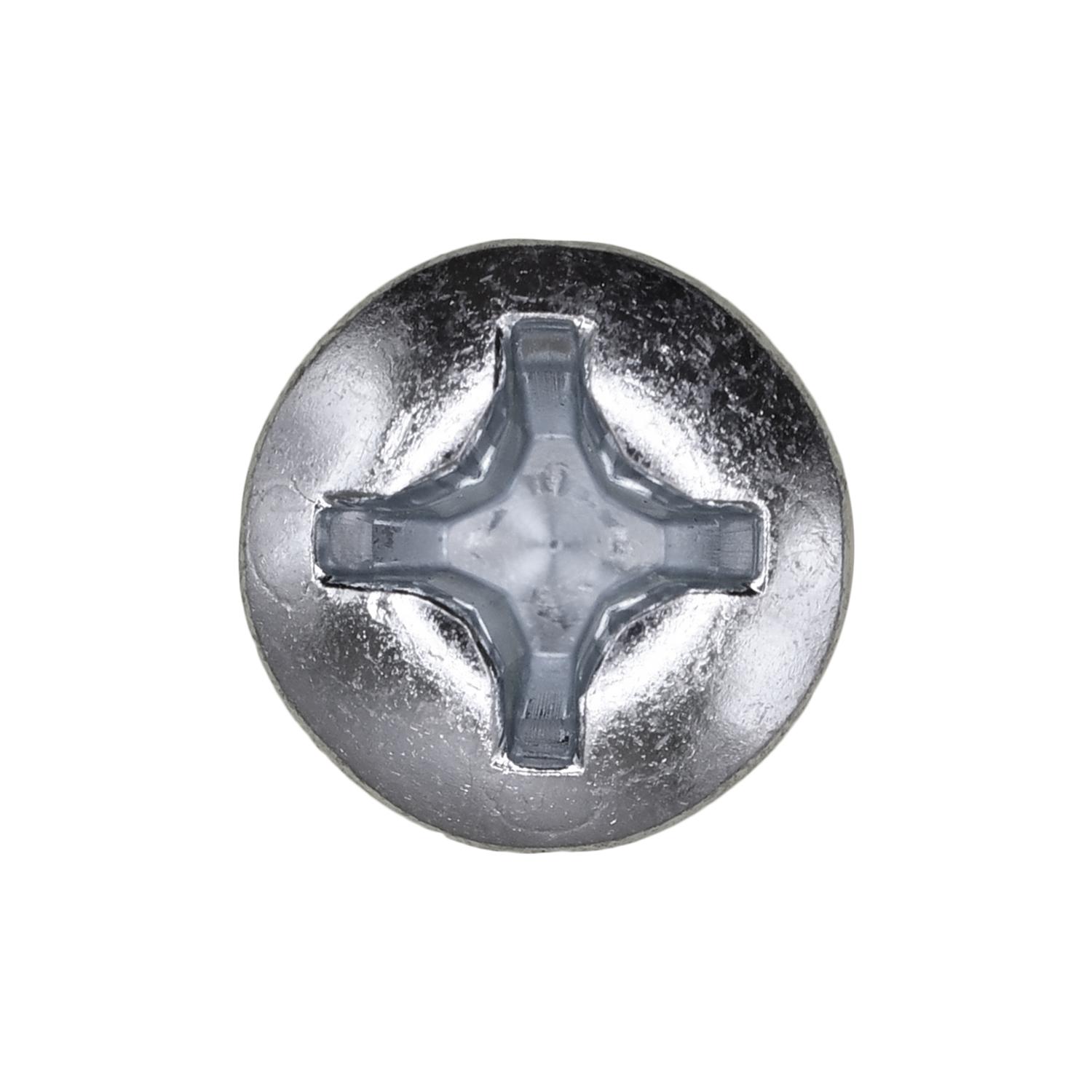 Auveco No. 8056 12 X 1" Phillips Oval Tapping Screw Zinc AB, Quantity - 100