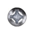 Auveco No. 8056 12 X 1" Phillips Oval Tapping Screw Zinc AB, Quantity - 100