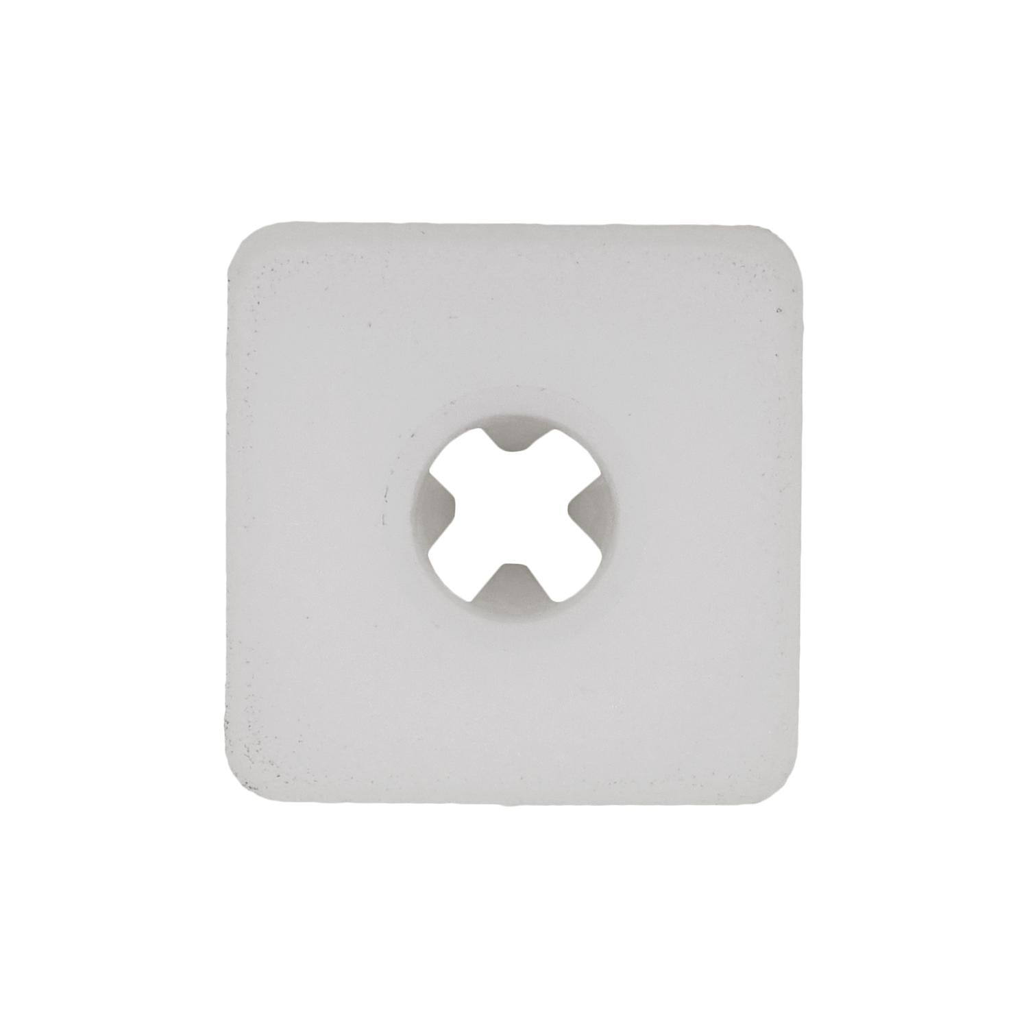 Auveco No. 8242 License Plate Nut Nylon, Quantity - 50