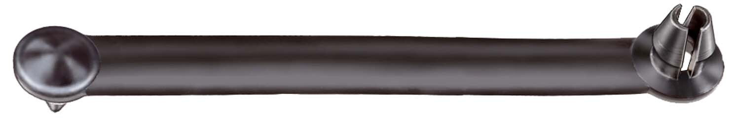 Auveco # 8272 Black Nylon Strap, 2-3/4" Long For 1/4" Hole in .093" Thick Metal. Qty 50.