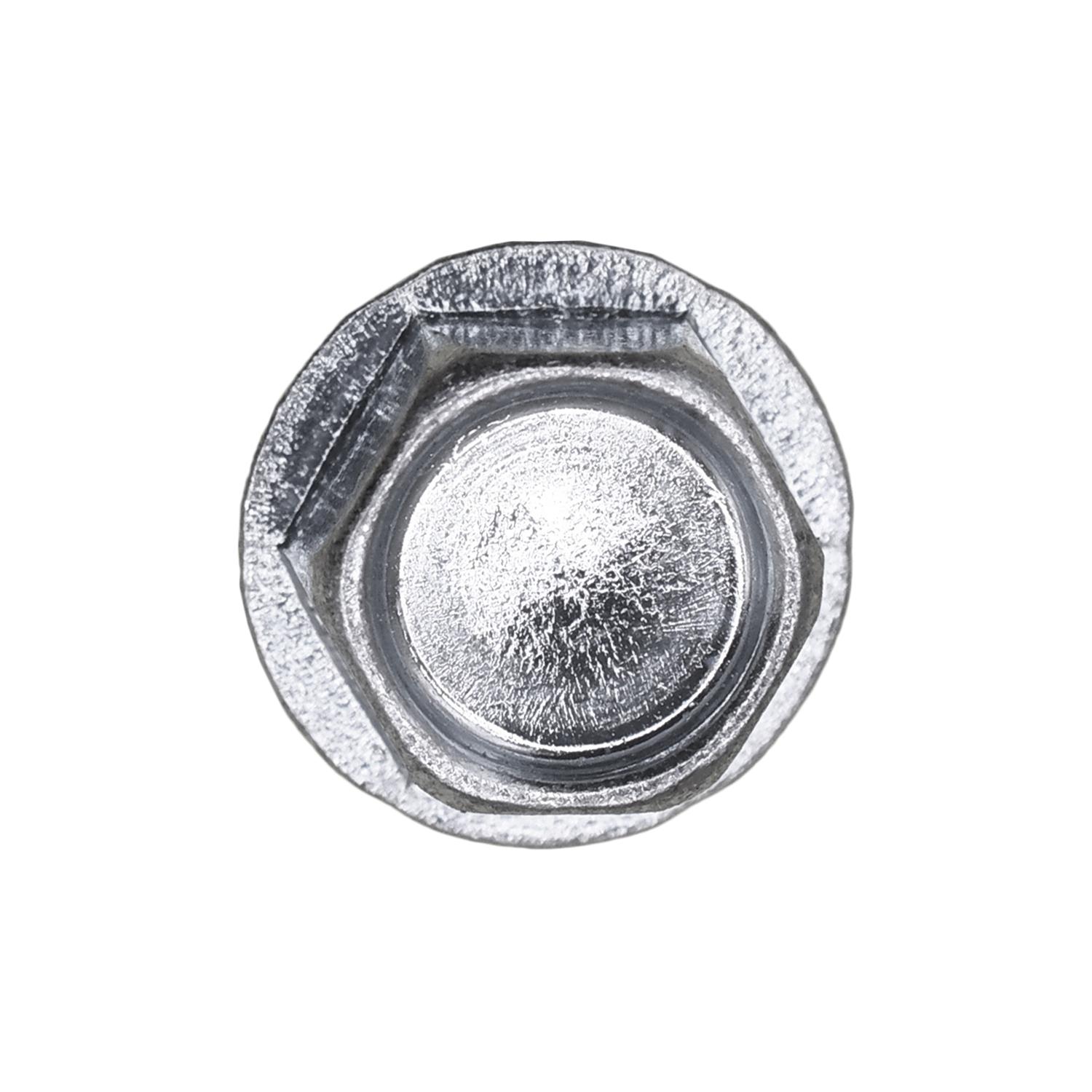 Auveco No. 8439 12-24 X 1" Indented Hex Washer Head Type F Thread Cutting Screw, Quantity - 100