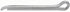 Auveco # 8486 1/8" X 1" Hammer Lock Cotter Pin Zinc. Qty 200.