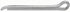 Auveco No. 8487 1/8" X 1-1/4" Hammer Lock Cotter Pin Zinc, Quantity - 200