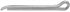 Auveco No. 8490 1/8" X 2" Hammer Lock Cotter Pin Zinc, Quantity - 200