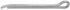 Auveco No. 8493 5/32" X 1-1/2" Hammer Lock Cotter Pin Zinc, Quantity - 100