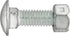 Auveco # 8562 Bumper Bolts 7/16"-14 X 1" With Hex Lock Nuts. Qty 25.