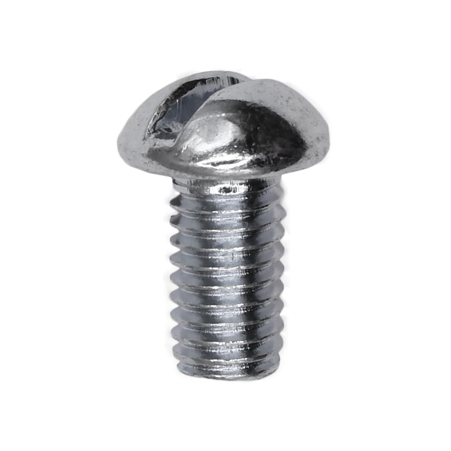 Auveco No. 8590 10-32 X 3/8" Slotted Rd Head Machine Screw Zinc, Quantity - 100