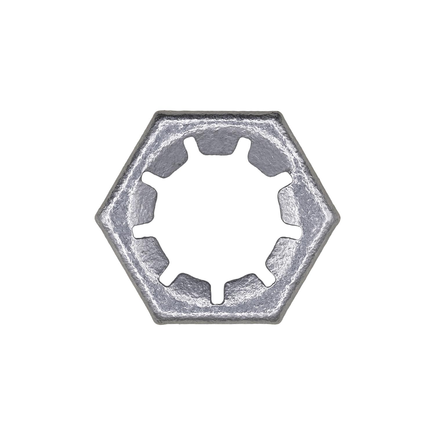 Auveco No. 8858 Hex Palnut Lock Nut1/2"-20 3/4" Hex Zinc, Quantity - 100