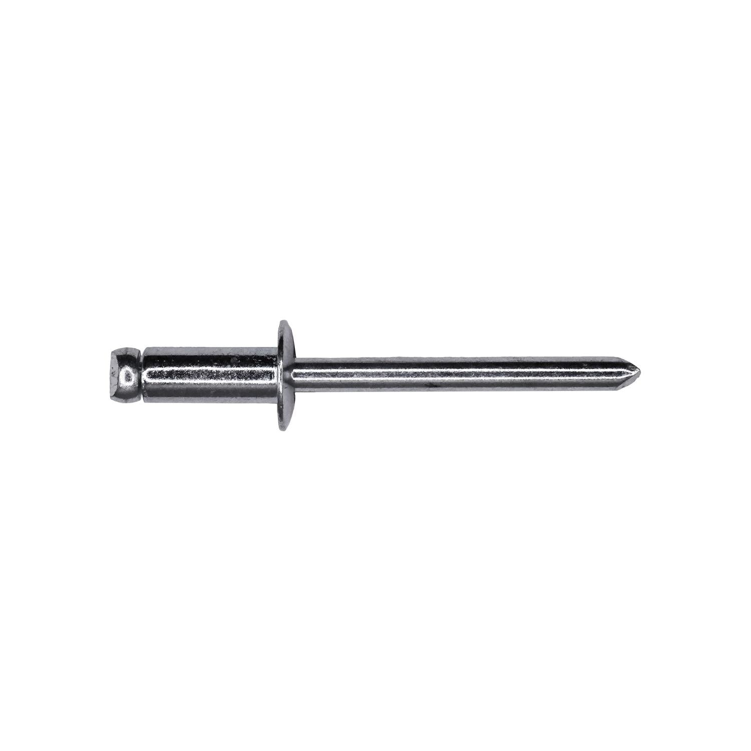 Auveco # 8893 Pan-L-Rivets Dome 3/8"� Diameter 3/16"� Grip 1/8"� - 1/4"� SD64BS. Qty 500.