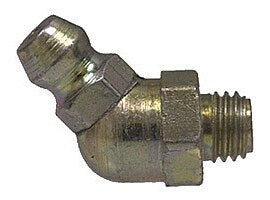 Auveco No. 9260 Grease Fitting 1/4"-28 45 Deg 1637, Quantity - 25