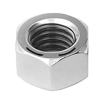 Auveco No. 9310 7/16"-20 Grade 8 Hex Nut Zinc High Alloy, Quantity - 50