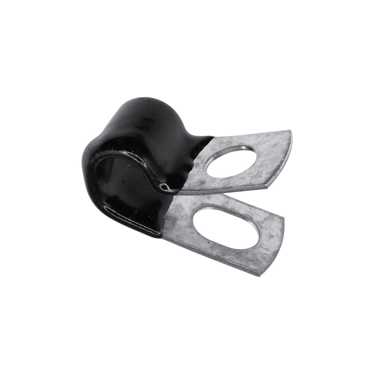 Auveco # 9381 Closed Clamp 1/4" Small - Galvanized Vinyl Coated. Qty 25.
