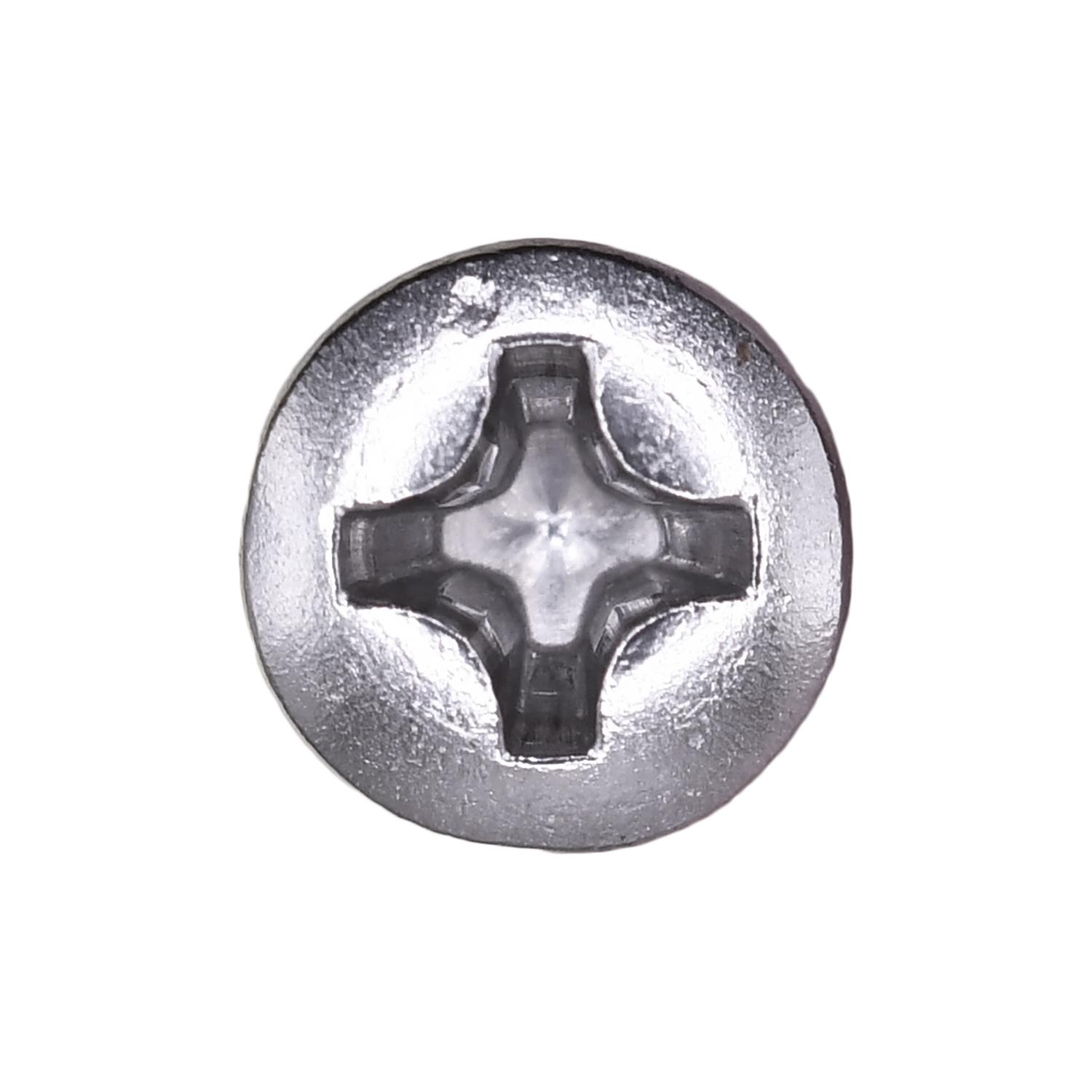 Auveco No. 9399 6 X 1/2" Phillips Oval Head Tapping Screw 18-8 Stainless Steel, Quantity - 100