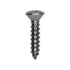 Auveco No. 9404 8 X 3/4" Phillips Oval Head Tapping Screw 18-8 Stainless Steel, Quantity - 100