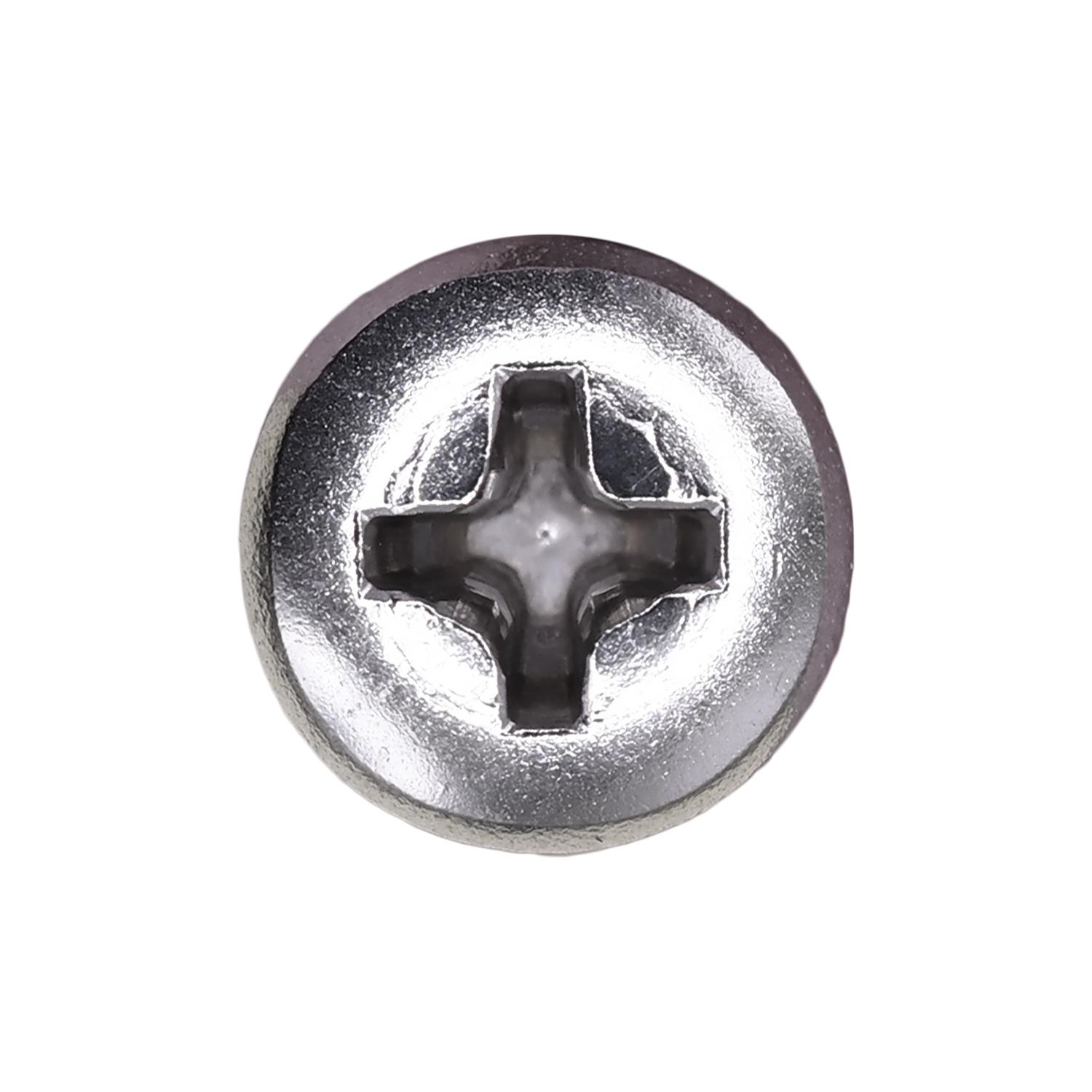 Auveco No. 9409 10 X 3/4" Phillips Oval Head Tapping Screw 18-8 Stainless Steel, Quantity - 100