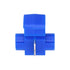 Auveco No. 9481 Electrical Connector Blue 18-14 Gauge, Quantity - 25