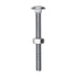 Auveco # 9485 1/4" X 2-1/2" Carriage Bolt Zinc. Qty 50.