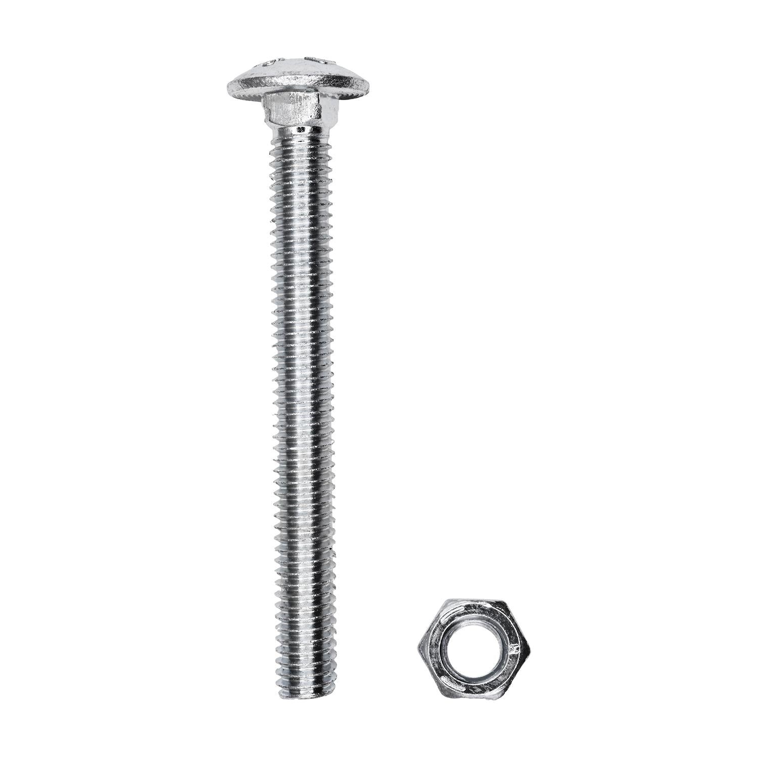 Auveco # 9493 5/16" X 3" Carriage Bolt Zinc. Qty 25.