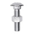 Auveco No. 9509 1/2" X 4" Carriage Bolt Zinc, Quantity - 10