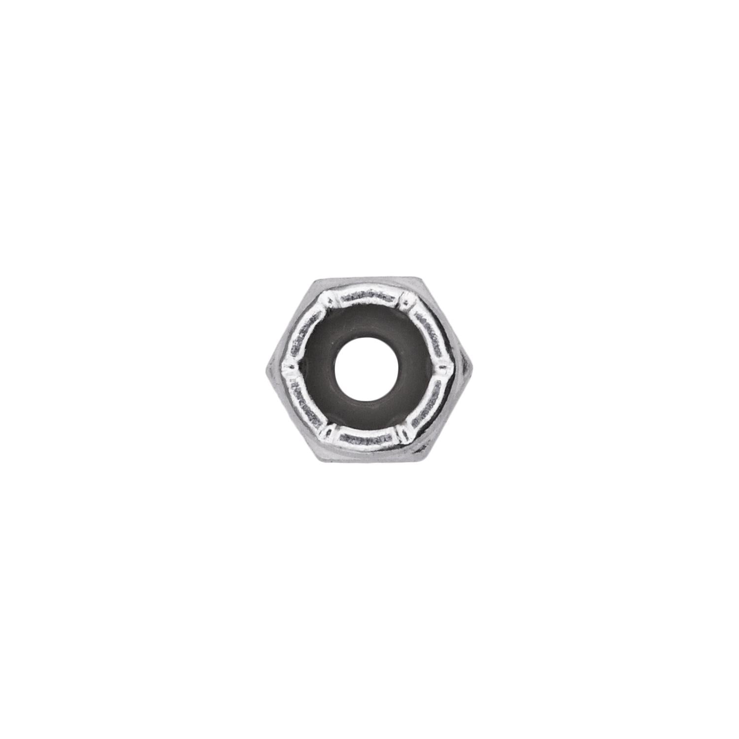 Auveco No. 9535 8/32" Nylon Insert Hex Stop Nut Zinc, Quantity - 100