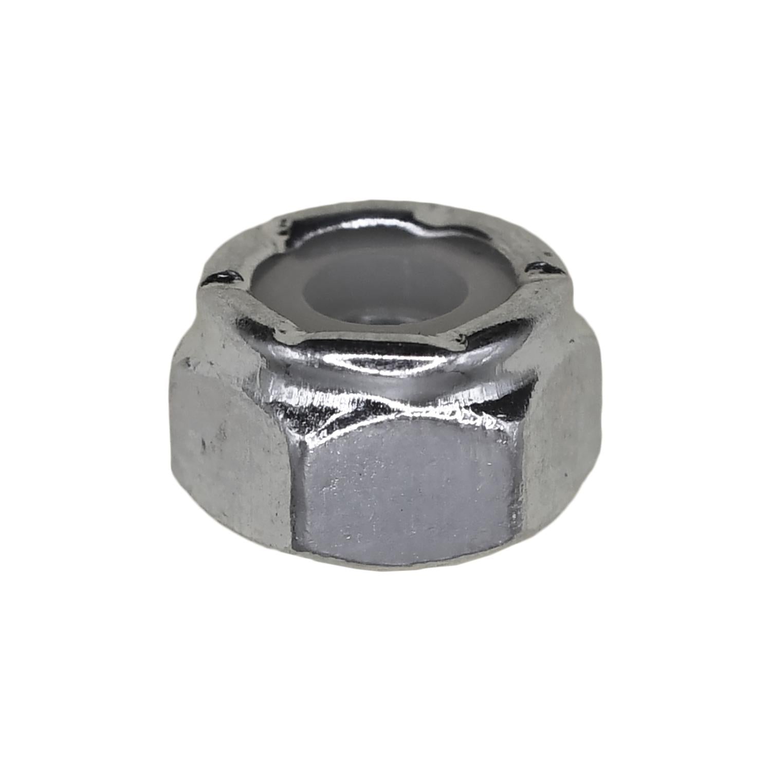 Auveco No. 9537 10-32 Nylon Insert Hex Stop Nut Zinc, Quantity - 100