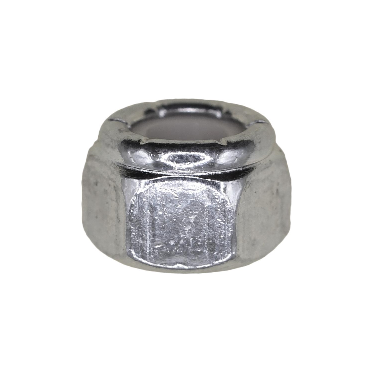 Auveco # 9539 1/4"-20 Nylon Insert Hex Stop Nut Zinc. Qty 100.