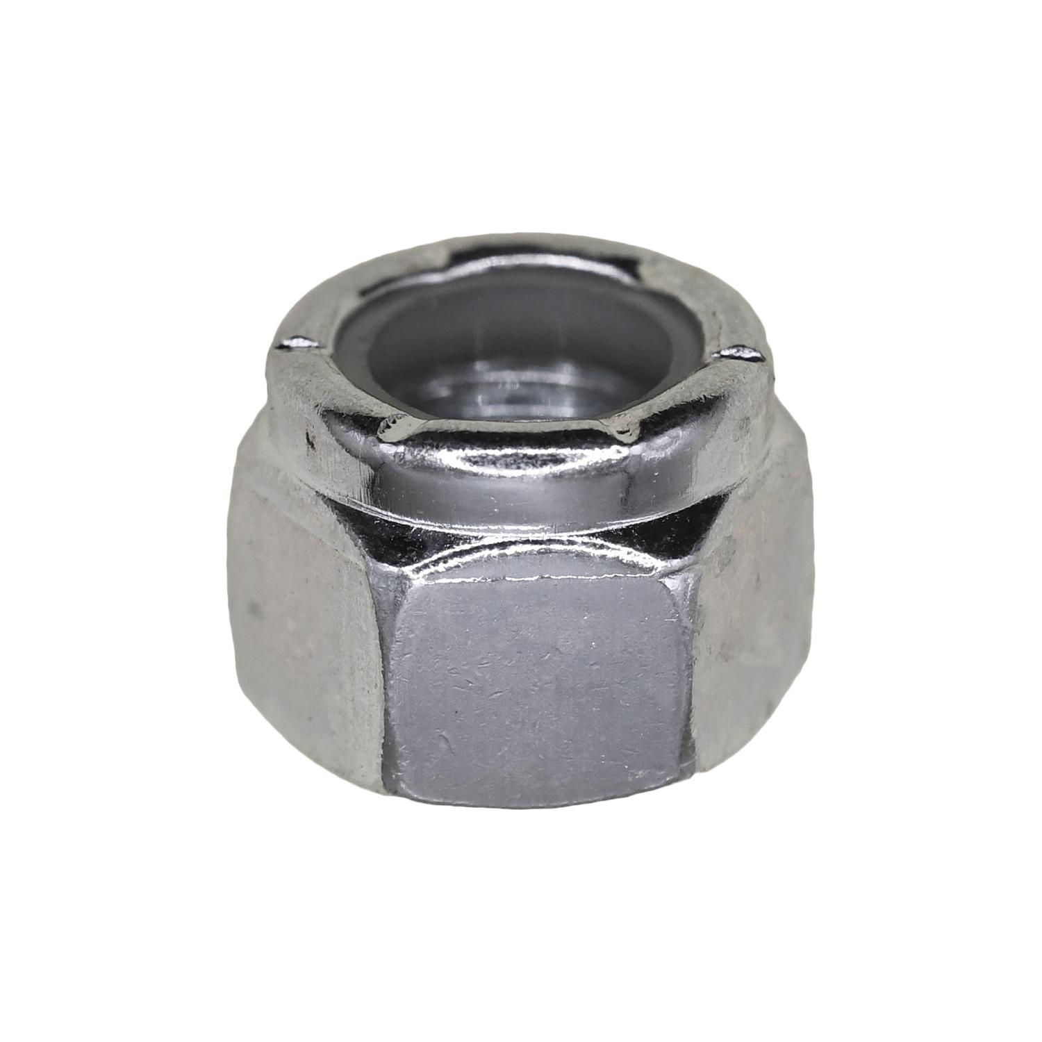 Auveco # 9544 3/8"-24 Nylon Insert Hex Stop Nut Zinc. Qty 50.