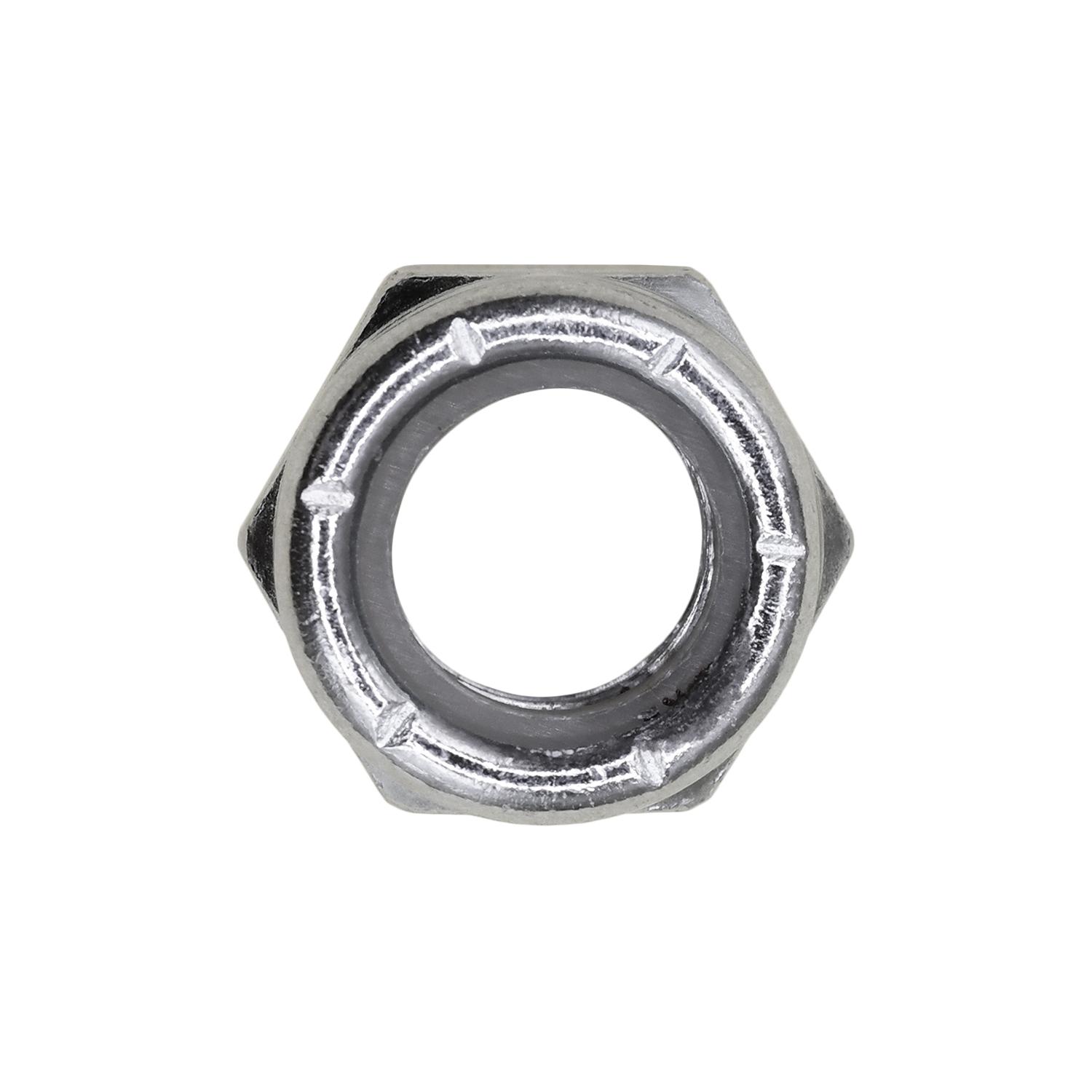 Auveco No. 9545 7/16"-14 Nylon Insert Hex Stop Nut Zinc, Quantity - 50