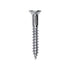 Auveco No. 9557 6 X 1" Phillips Flat Head Wood Screw Zinc, Quantity - 100