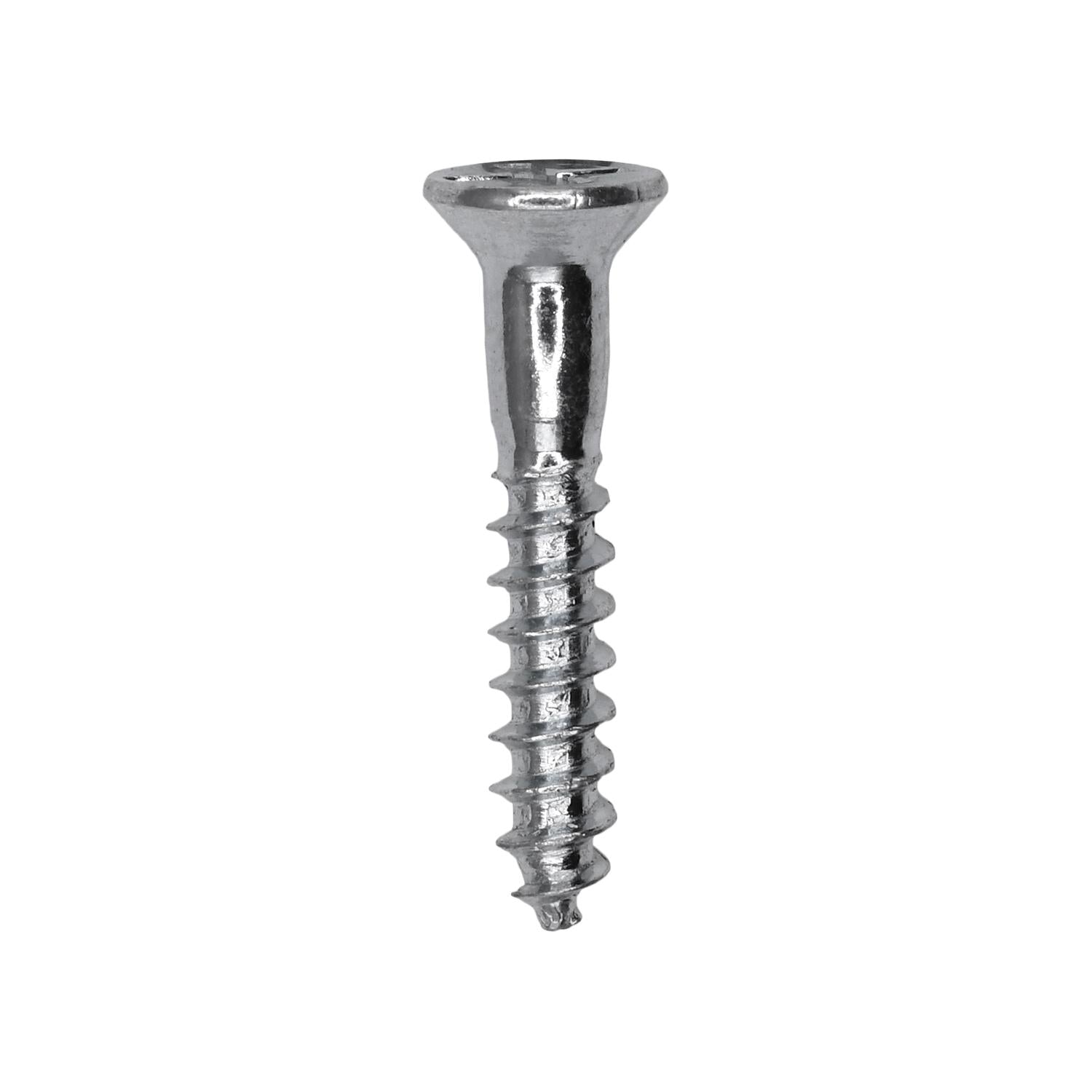 Auveco # 9565 8 X 1" Phillips Flat Head Wood Screw Zinc. Qty 100.
