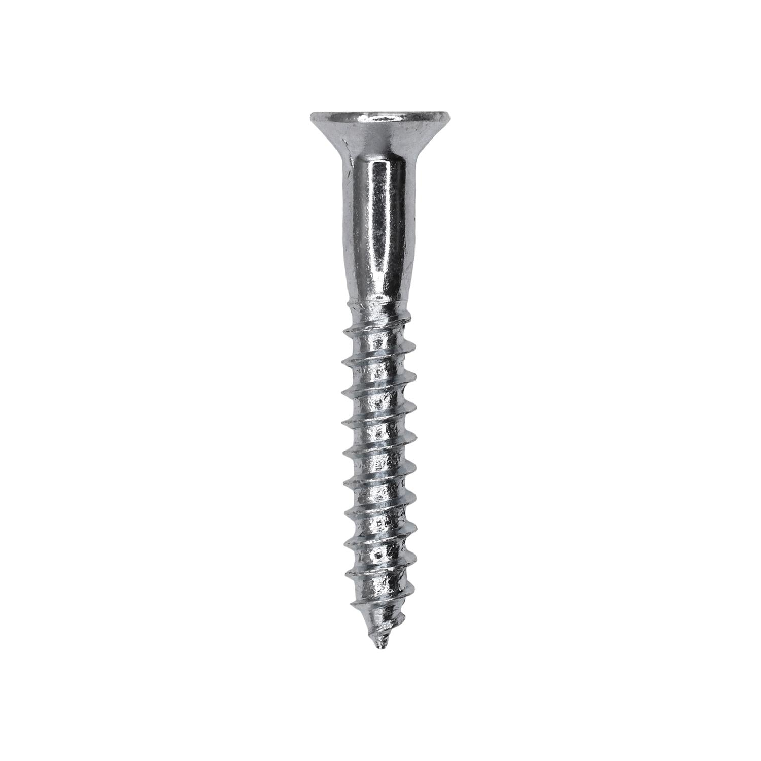 Auveco # 9566 8 X 1-1/4" Phillips Flat Head Wood Screw Zinc. Qty 100.