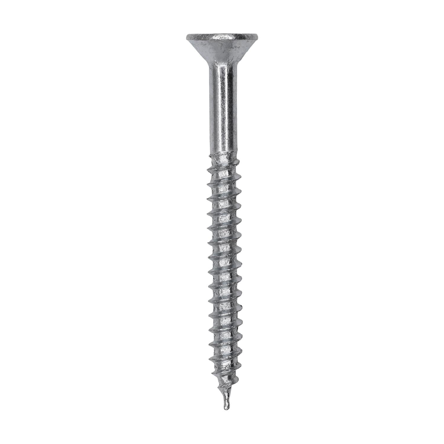 Auveco # 9568 8 X 1-3/4" Phillips Flat Head Wood Screw Zinc. Qty 100.
