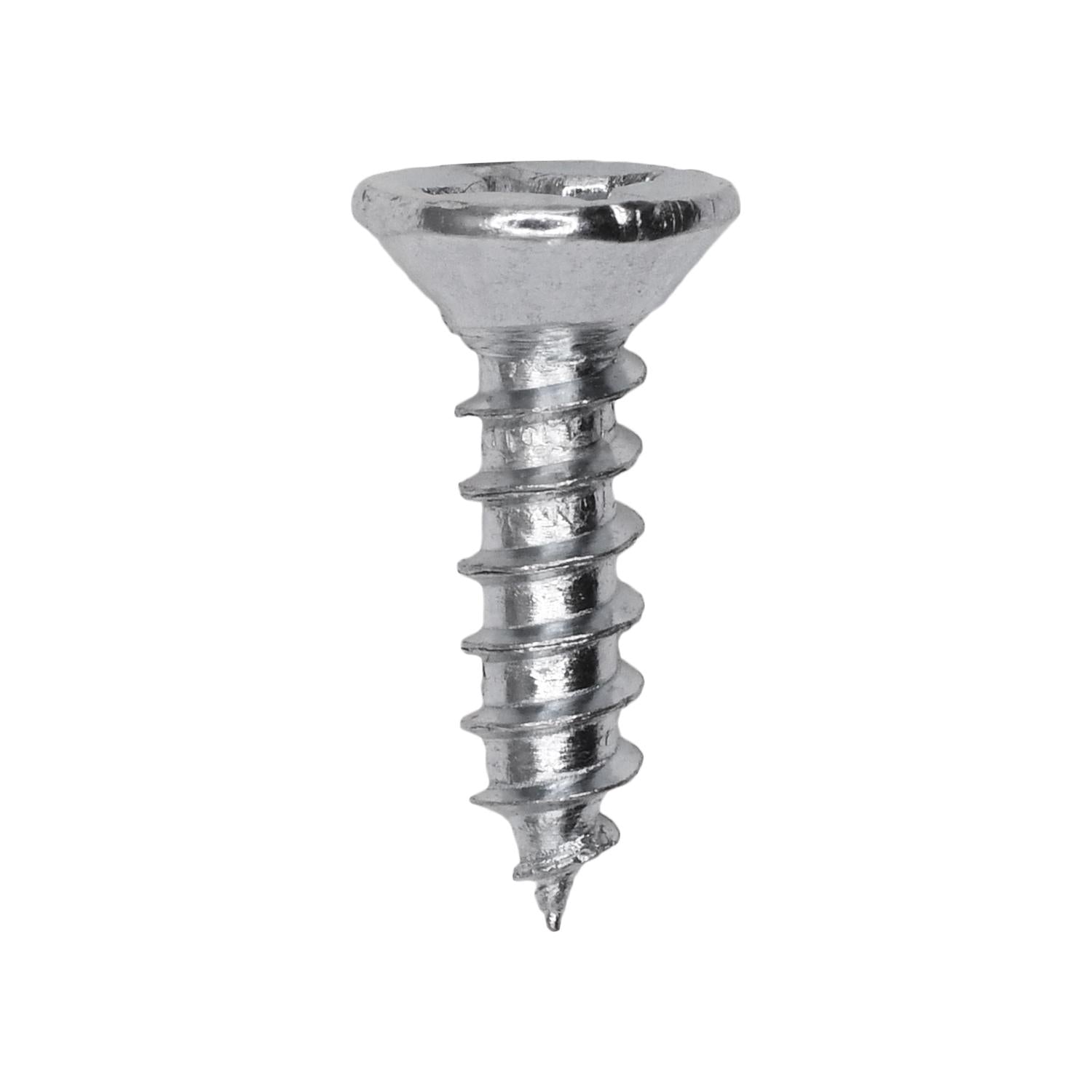 Auveco # 9569 10 X 3/4" Phillips Flat Head Wood Screw Zinc. Qty 100.