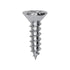 Auveco No. 9569 10 X 3/4" Phillips Flat Head Wood Screw Zinc, Quantity - 100