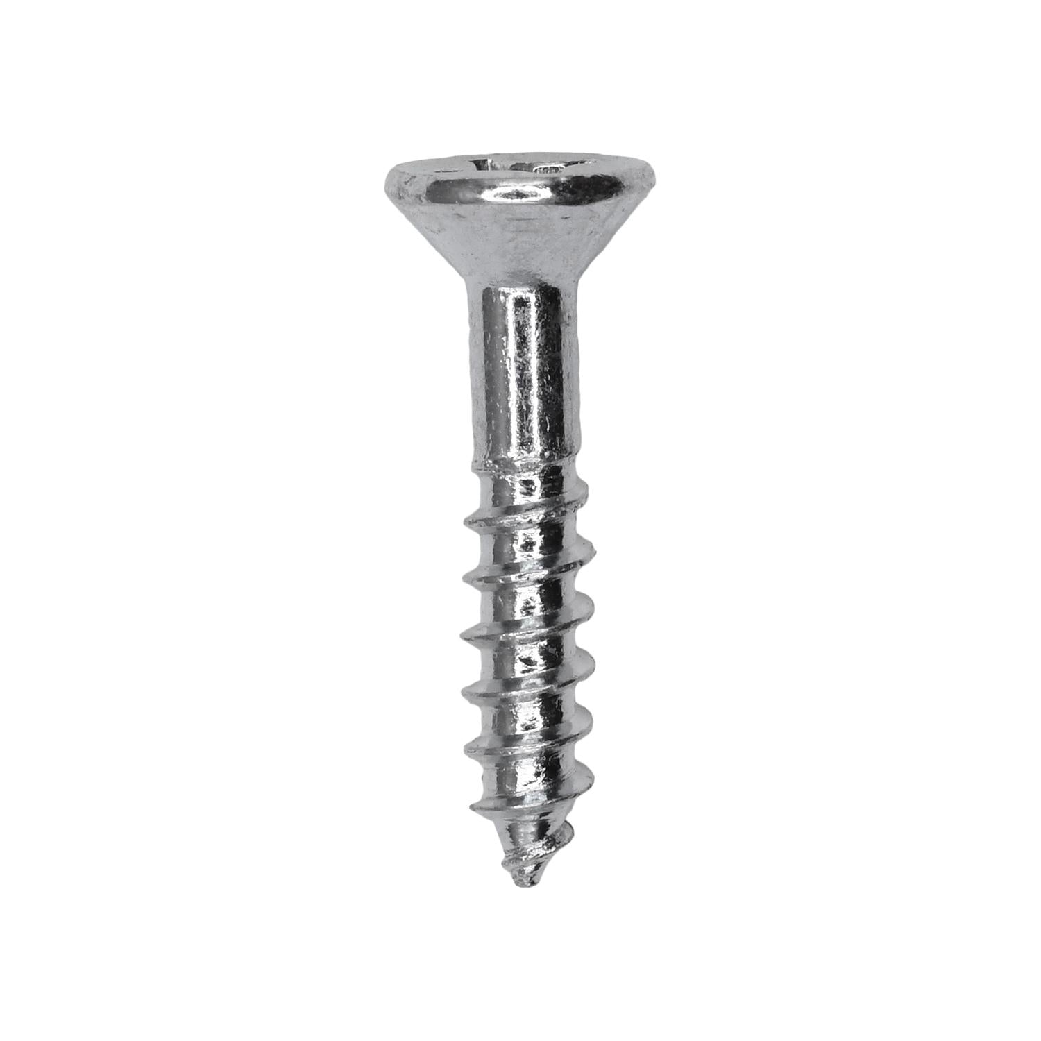 Auveco # 9570 10 X 1" Phillips Flat Head Wood Screw Zinc. Qty 100.