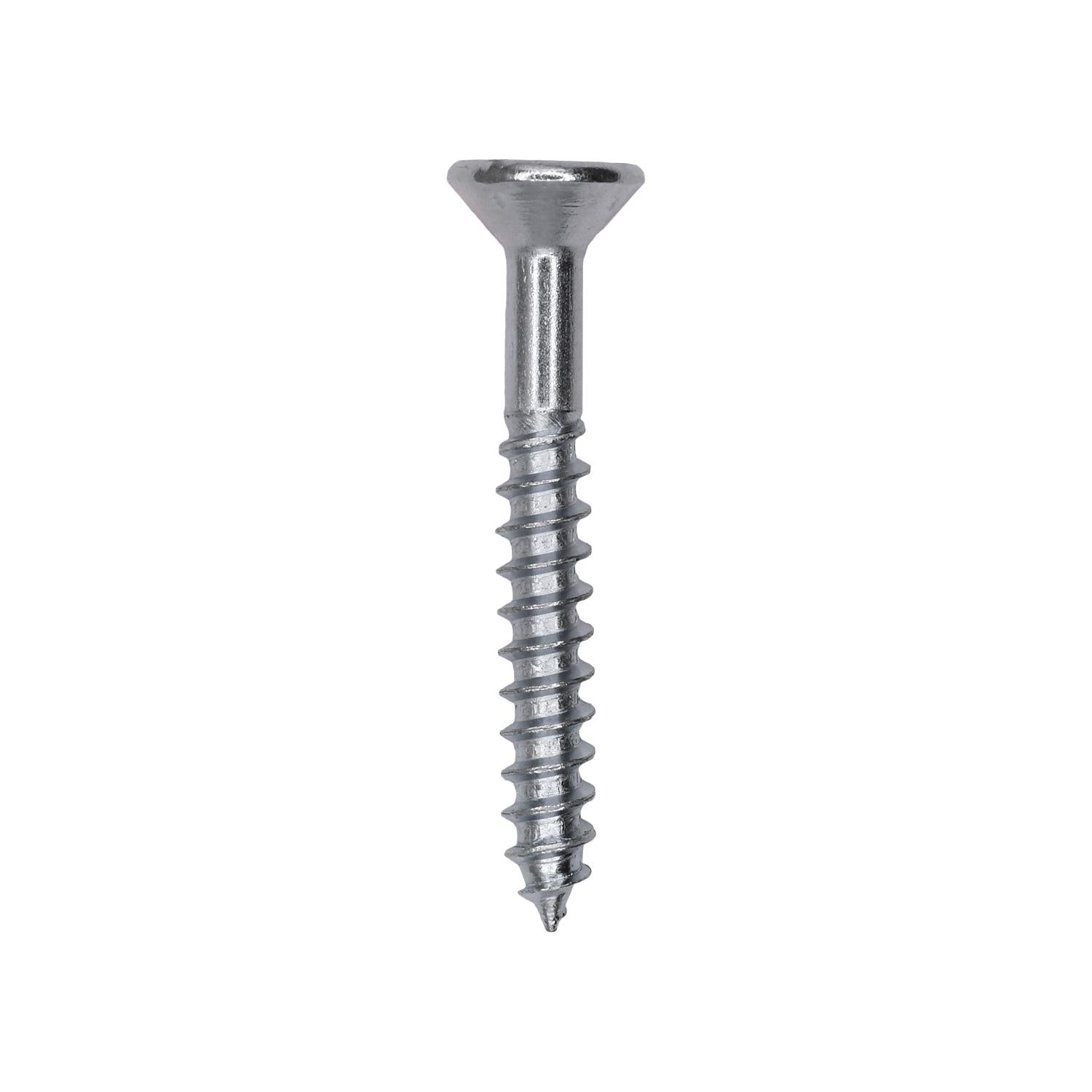 Auveco # 9572 10 X 1-1/2" Phillips Flat Head Wood Screw Zinc. Qty 100.