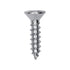 Auveco No. 9575 #12 X 1" Phillips Flat Head Wood Screw Zinc, Quantity - 100