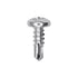 Auveco No. 9605 #8 X 1/2" Phillips Pan Head Teks Tapping Screw Zinc, Quantity - 100