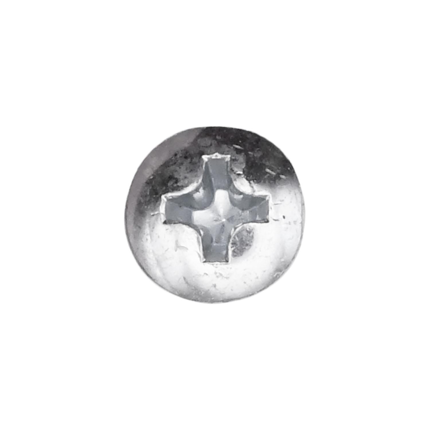 Auveco No. 9605 #8 X 1/2" Phillips Pan Head Teks Tapping Screw Zinc, Quantity - 100