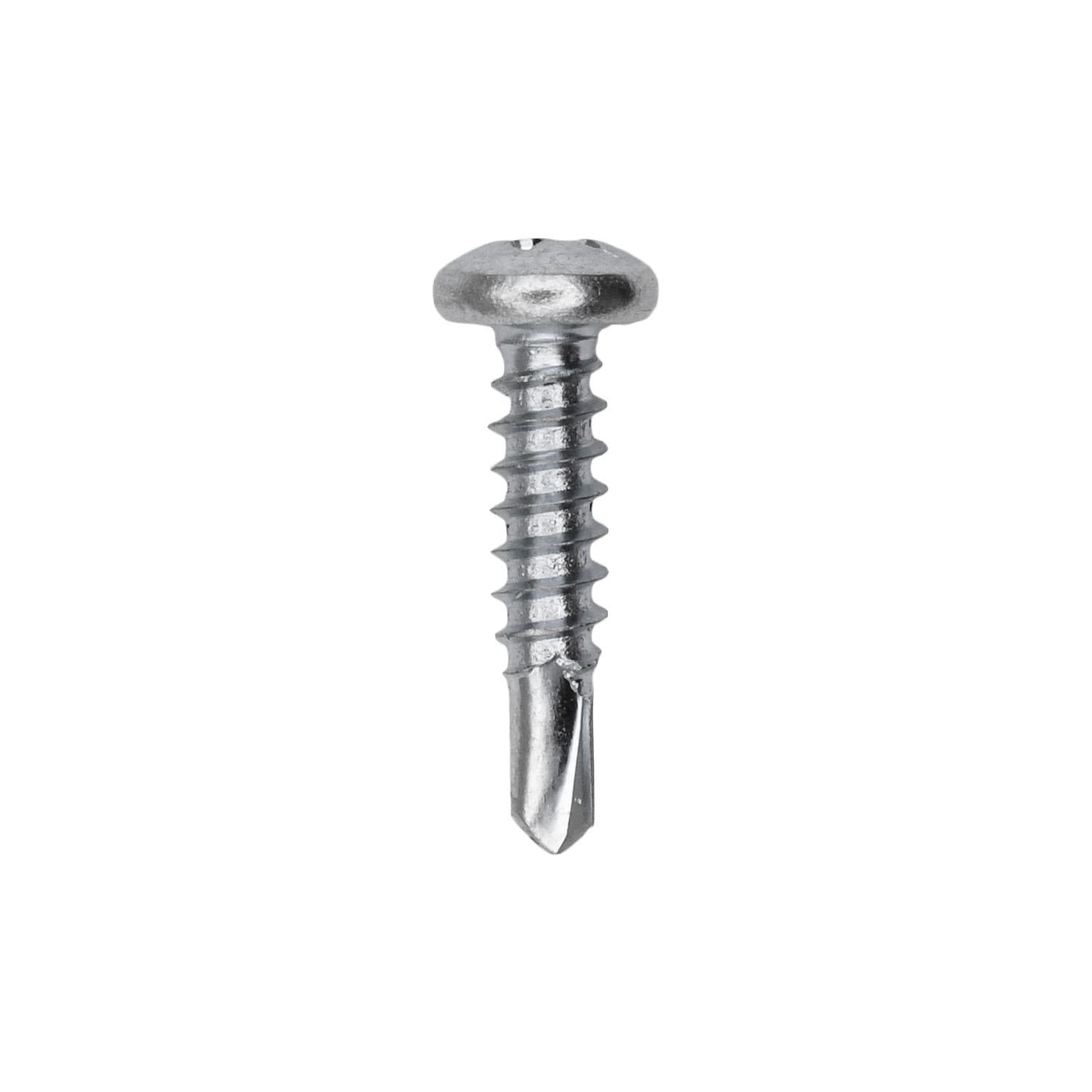 Auveco # 9606 #8-18 X 3/4" Phillips Pan Head Number 2 Teks Screw Zinc. Qty 100.