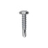 Auveco No. 9606 8-18 X 3/4" Phillips Pan Head #2 Teks Screw Zinc, Quantity - 100