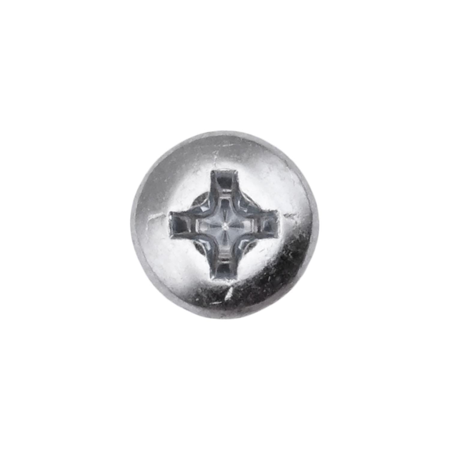 Auveco No. 9606 8-18 X 3/4" Phillips Pan Head #2 Teks Screw Zinc, Quantity - 100